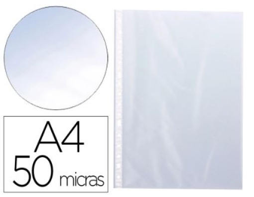Bolsa Catalogo Q-Connect A4 50mic Cristal Emb.100un (KF00311)