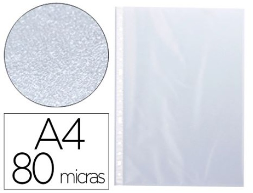 Bolsa Catalogo Q-Connect A4 80mic Martelada Emb.100 (KF00422)