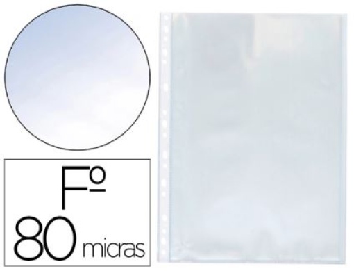 Bolsa Catalogo Q-Connect Folio 80mic Cristal Cx.100 (KF15038)