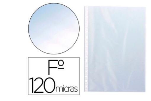 Bolsa Catalogo Q-Connect Folio 110mic Cristal Cx.100un (KF18479)