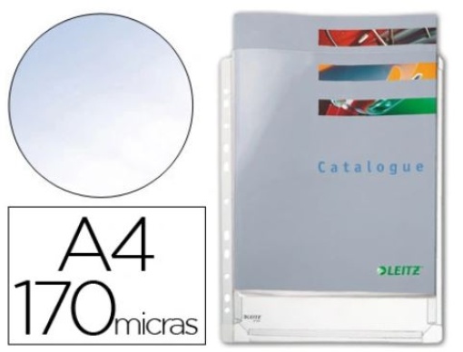 Bolsa Catalogo Esselte A4 Pvc 170mic. C/Fole Capacidade 200folhas Pack de 5unidades