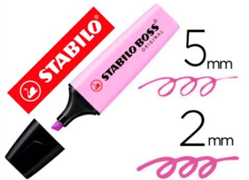 Marcador Fluorescente Stabilo Boss Pastel  70/155 Brisa Violeta