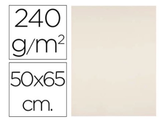 Cartolina Liderpapel 50x65cm 240gr Creme (CX84 - CX07)