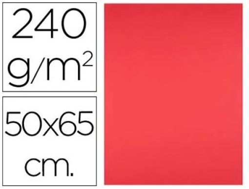 Cartolina Liderpapel 50x65cm 240g Vermelha (CX97-CX11)
