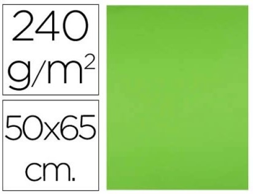 Cartolina Liderpapel 50x65cm 240g Verde (CT30)
