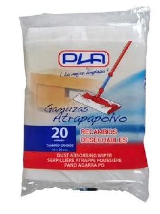 Recarga P/Mopa Agarra Po Descartavel 40x30cm  20unidades