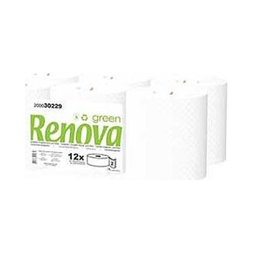 Papel Higienico Jumbo RenovaGreen 2Fls 120mts (Pack12) 