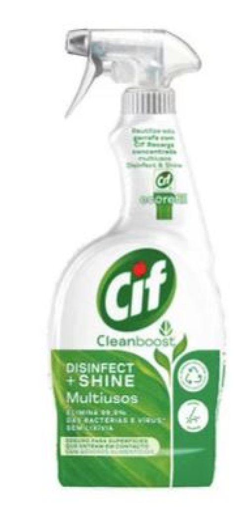 Cif Multiusos Spray Cif Power & Shine Antibacteriano 750ml