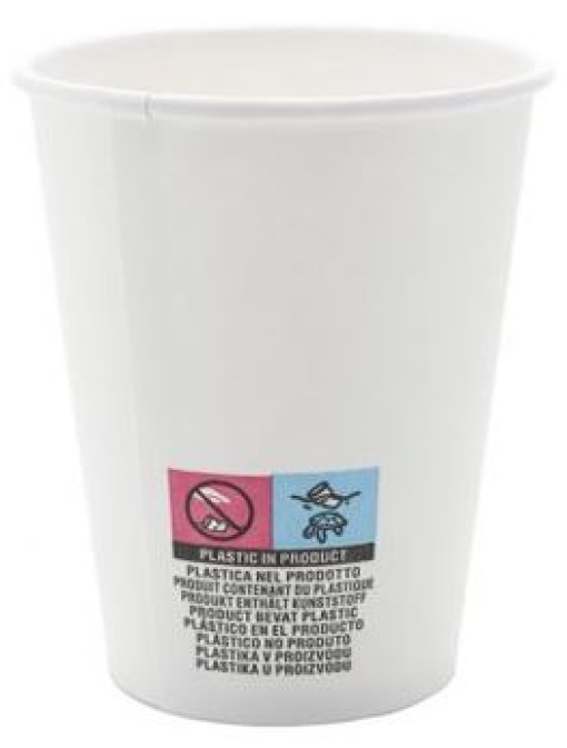 Copo Cartao Branco 7OZ 210ml Pack 100