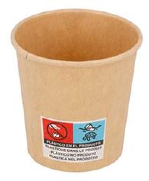 Copo Cartao Kraft Bebidas Quentes 4OZ 120ml Pack 50un