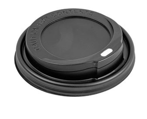 Tampa Para Copo 360ml/480ml Ø9cm Preta Emb.100un