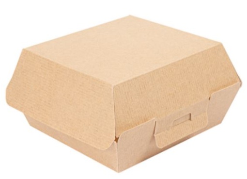 Caixa Hamburguer THEPACK 6,2x12,5x13cm Kraft Emb.50un