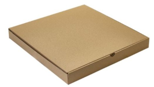 Caixa Pizza Cartão Kraft 300x300x40 100un
