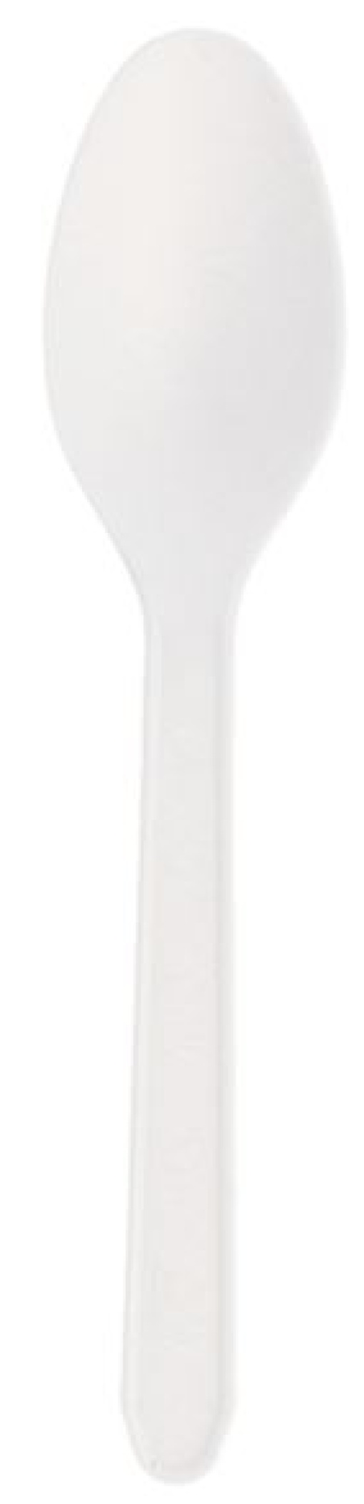 Colher Sobremesa C-PLA 12,5cm Branca 100un