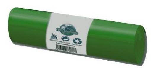 Saco Lixo 100/120L 85x105cm 12my Verde 20un (Até 20kg)