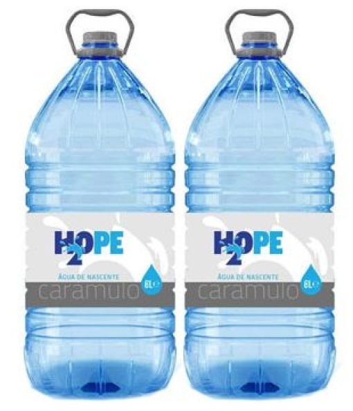 Agua de Nascente H2OPE 6L Pack 2un