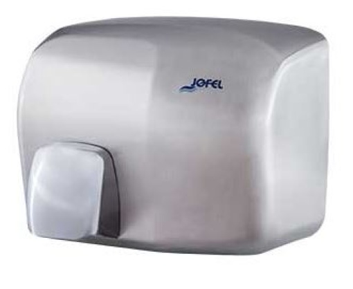 Secador de Mãos Elétrico Aço Inox Ótico PW 2000 Satinado 