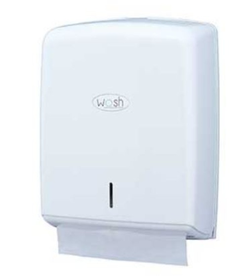 Dispensador Toalhas Mao Zig-Zag Branco