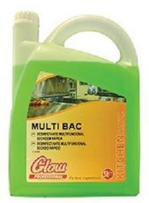 Desinfetante Multifuncional Glow Multi-Bac Secagem Rapida 5L