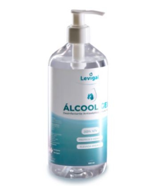 Alcool Gel Higienizante Desinfetante Doseador Maos 80% 500ml