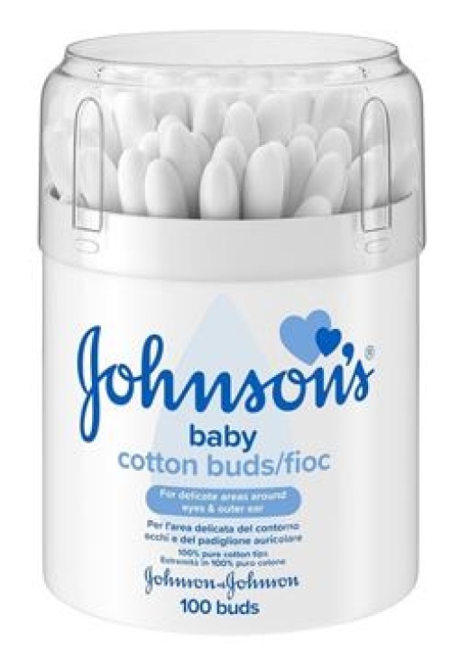 Cotonetes Johnson's 100un