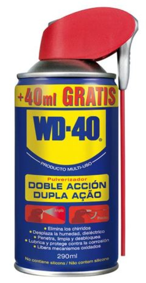 Multiusos WD-40 Dupla Accao 250ml+40ml