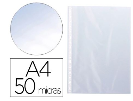 Bolsa Catalogo Q-Connect A4 50mic Cristal Bolsa de 10uni