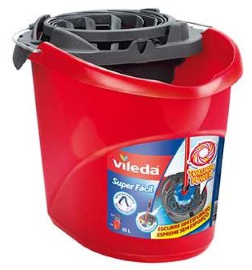 Balde Vileda C/Espremedor Super Fácil Vermelho