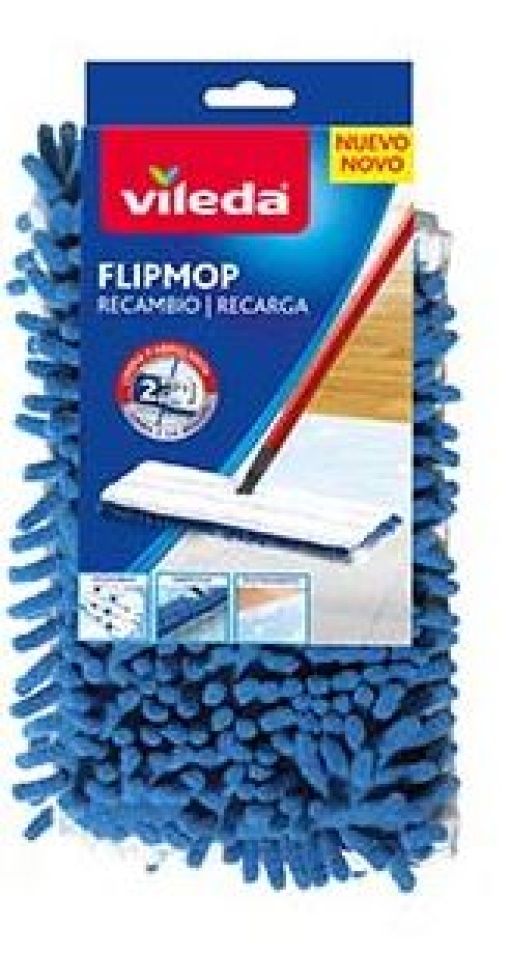 Recarga Mopa Vileda Flipmop Microfibras