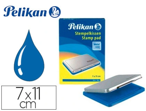Almofada Para Carimbo Pelikan Nº2 110x70mm Azul (331017)