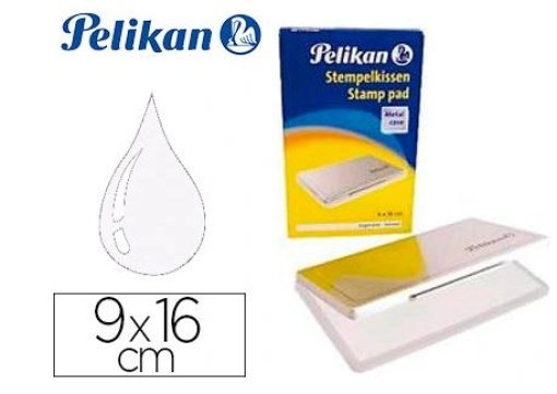 Almofada P / Carimbos Pelikan nº 1 ; 9 x16 cm sem tinta.