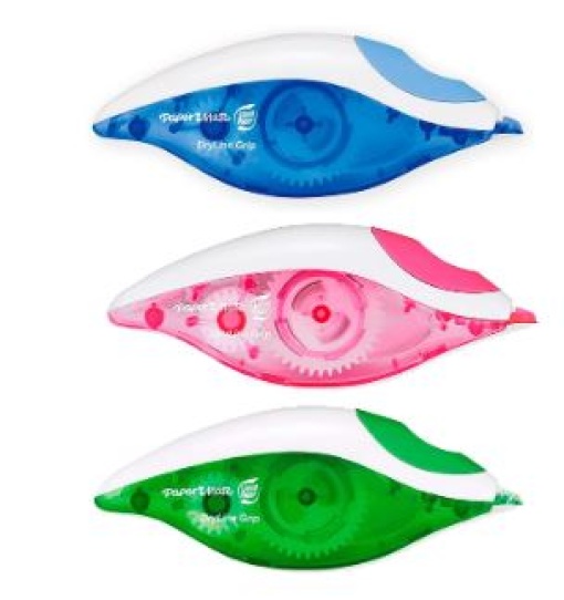 Corretor Fita Dryline Papermate Cor 5mmx8,5mt Fantasia