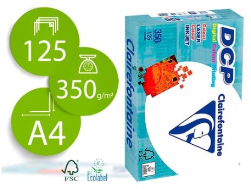 Papel Copia Clairefontaine A4 350gr 125fls