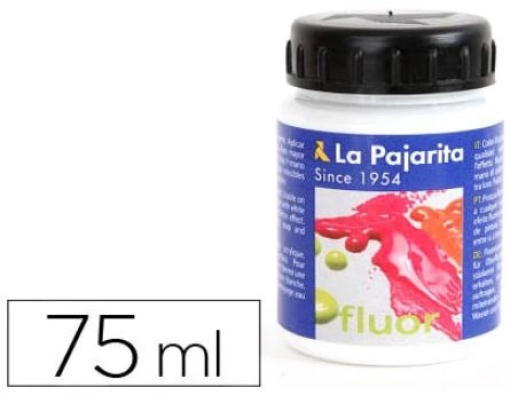 Tinta Acrílica La Pajarita F-00 Branco Fluorescente 75ml (148916)