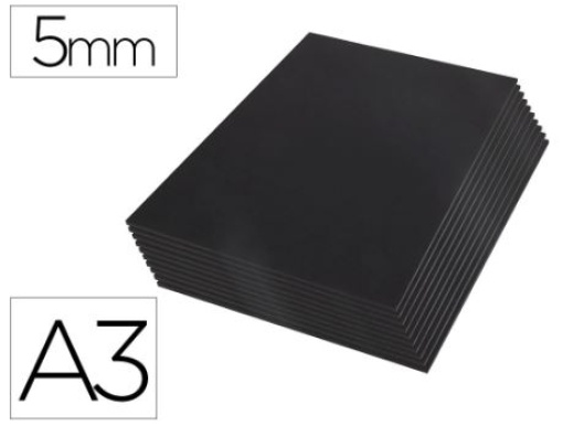 Cartao K-Line Liderpapel A3 5mm Dupla Face Preto (LU13)