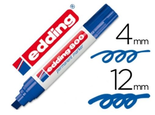Marcador Edding 800 Azul