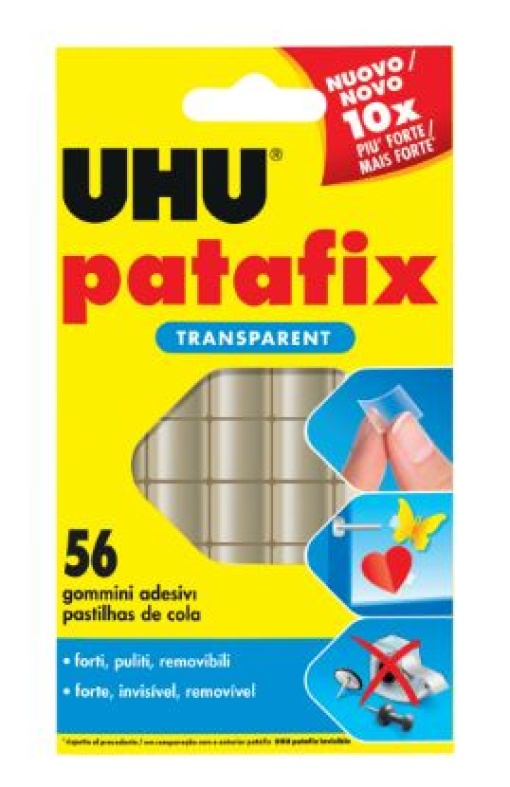 Massa Adesiva UHU Patafix Invisivel 56 Pastilhas