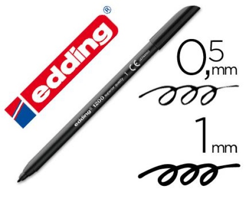 Marcador Edding 1200 Preto