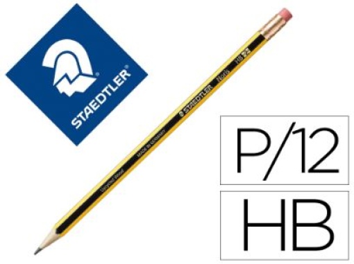 Lapis Grafite Staedtler Noris 120-2HB C/Borracha