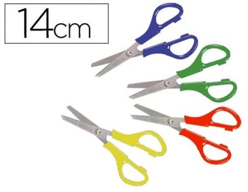 Tesoura Escolar Liderpapel Pontas Redondas 14cm (TI02)