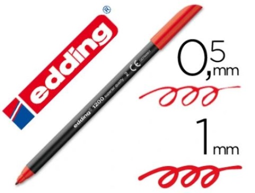 Marcador Edding 1200 Vermelho