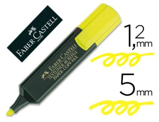 Marcador Fluorescente Faber-Castell Textliner 48-07 Amarelo (154807)