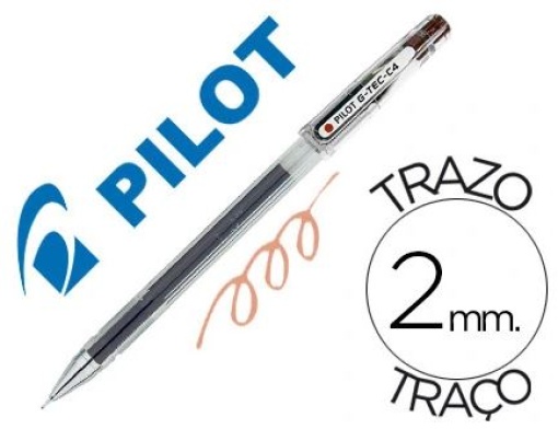 Eferografica Pilot Ponta Fina G-Tec-C4 Sepia