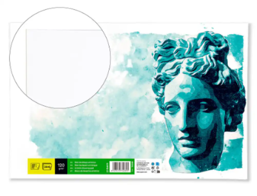 Bloco Desenho Liderpapel Artistico Colado A3 297x420mm 30Fls 120gr S/Esquadria (DA11)