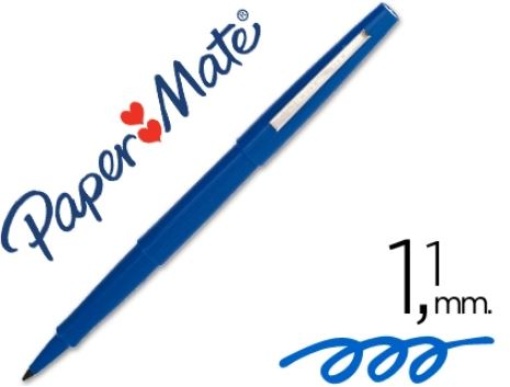 Marcador Paper Mate Futura Nylon 3101-1 Azul