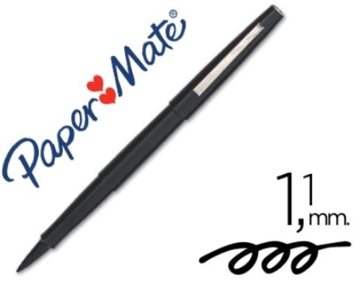 Marcador Paper Mate Futura Nylon 3101-1 Preto