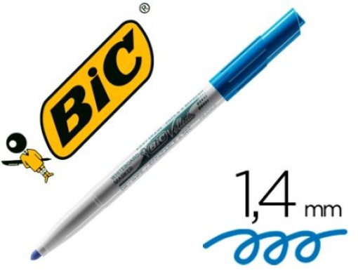 Marcador Quadro Branco Bic Velleda Ponta Redonda 2mm Azul (9581701)