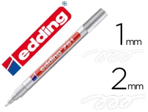 Marcador Edding 751 Branco