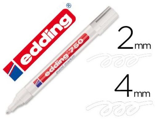 Marcador Edding 750 Branco