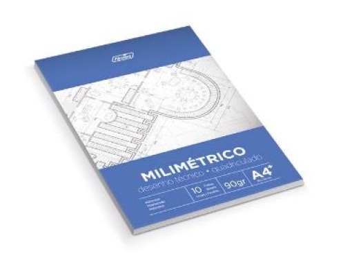 Bloco Milimetrico Firmo A3+ 31X41 50Fls